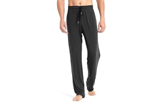 Idtswch 32/34/36/38 Long Inseam Men's Tall Extra Long Pajama Pants,Lounge Jogger Yoga Pants,Sleepwear with Pockets for Men