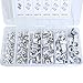 Boeray 190PCS M3 M4 M5 M6 M8 M10 Aluminum Alloy Flat Head Rivet Nut, Insert Cap Rivet Nut, Alumium Rivnut