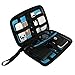 Portable EVA Hard Drive Travel Organizer Electronics Cables Accessories /Hard Drive Portable Hard Drive Case Small Bag for Electronics (Black)