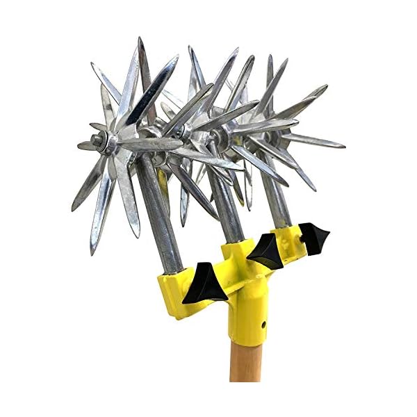 Durable 3 Rotary Garden Cultivator Dual Function Lawn Home Outdoor