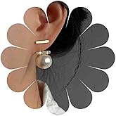 TseanYi Pearl Earrings Gold Rhinestone Bar Earrings Vintage Pearl Studs Earrings Pearl Bridal Earrings Jewelry for Women