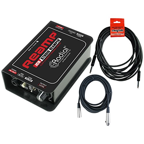Radial Engineering JCR Studio Reamper Passive Reamp John Cuniberti w/ 2 Cables