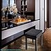 Neewer Piano Bench Stool Keyboard Bench - Padded Cushion Deluxe Comfort with Music Storage, Iron-Made Legs for Piano, Keyboard, Vanity Table, Music Books/Sheet, etc, 20.8x11.8x19 inches (Black)