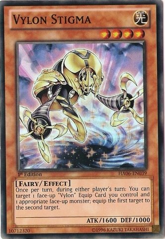 Yu-Gi-Oh! - Vylon Stigma (HA06-EN039) - Hidden Arsenal 6: Omega Xyz - 1st Edition - Super Rare