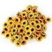 1 X Generic 100x Artificial Gerbera Daisy Flowers Heads for DIY Wedding Party (Yellow Sunflower)
