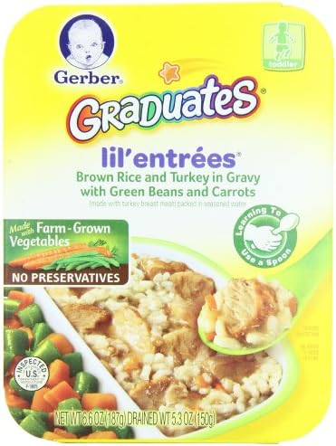 Gerber Graduates Rice and Turkey in Gravy, 6.6-Ounce (Pack of 8)