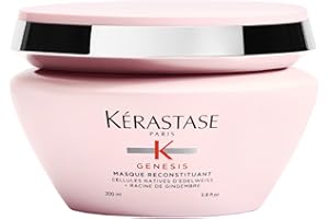 KÉRASTASE KERASTASE Genesis Hair Mask | Anti-Breakage & Strengthening For Weak or Damaged Hair | Nourishes, Detangles, and Hydrates Hair | For Weakened Hair | Masque Reconstituant | 6.8 Fl Oz