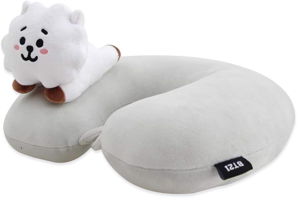 NARA BTS Official New Character Doll Neck Pillow + Idolpark Gift (RJ)