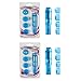 2PCS Portable Mini Beauty Facial Massagers Travel Massager Tool for Facial,Neck,Hand,Eyes (Blue)