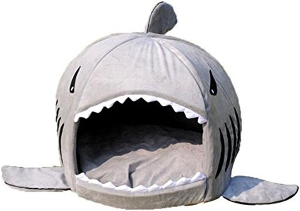 shark dog bed large