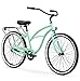 sixthreezero Around The Block Women’s Single Speed Cruiser Bicycle, Mint Green w/ Black Seat/Grips, 26″ Wheels/17″ Framethumb 1