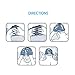 Rioa Swimming Cap Waterproof Unisex Premium Earmuffs Silicone No-Slip Swimming Cap for Adults Kids Woman and Men One Size Hat
