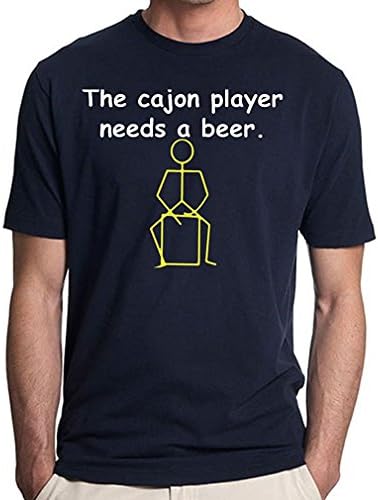 Densiy Men's Tee Screen Printing T Shirts Cajon Canoeist Best Gift For Someone Navy Blue Size XXX-Large