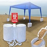 4 PCS Outdoor Canopy Tent Weight Sand Bag Anchor KIT