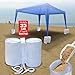 Benefitusa 4 Pcsoutdoor Canopy Tent Weight Sand Bag Anchor Kit, white