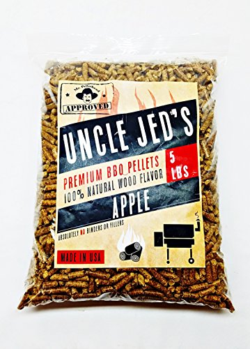 Apple BBQ Wood Pellets - Barbecue Grilling 5lb Bag, Smoke Flavor