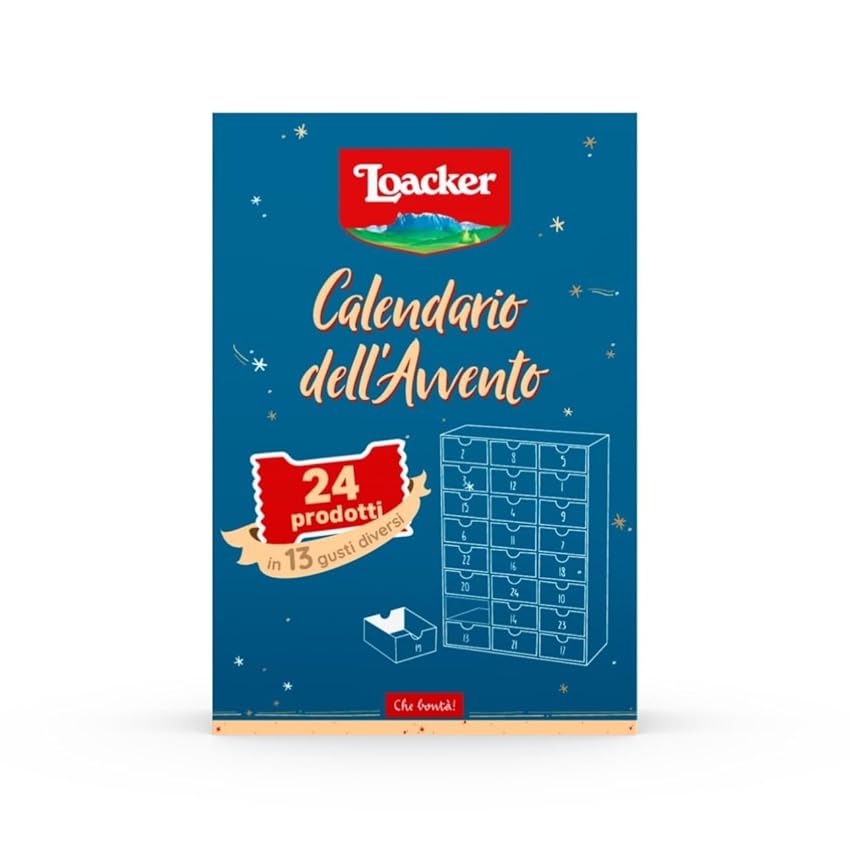 Loacker, Calendario dell'Avvento 2025 con 24 Bontà Loacker