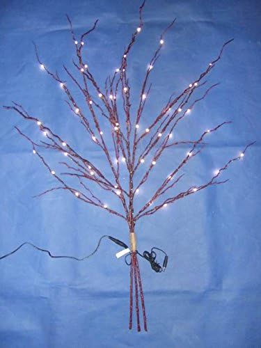 Winterland WL-DTR-03-BR-LWW 3 Foot Brown 60 Lights44; LED Twig Stake Light