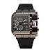 Oulm 3364 Brand Original Rectangle Unique Design Men Wristwatch Wide Dial Leather Strap Quartz Watch + in Stock