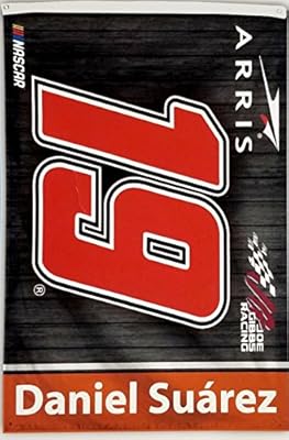 Daniel Suarez #19 2018 NUMBER 3x5 Flag w/grommets Outdoor House Banner Nascar Racing