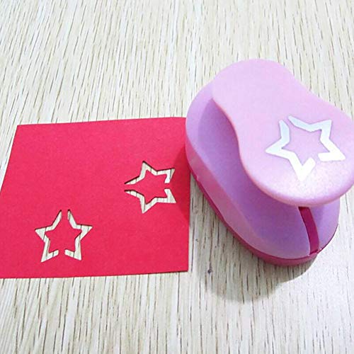 HsgbvictS DIY Toys Scrapbook Cutter Kid Craft DIY Scrapbook Cards Making Paper Shaper Mini Hole Punch Cutter Toy DIY, Flower Pattern, Cards Making Tool - Random Color Random Style# - Thumbnail 7