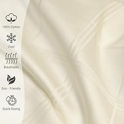 Pizuna Dobby Striped Twin Duvet Cover Cotton