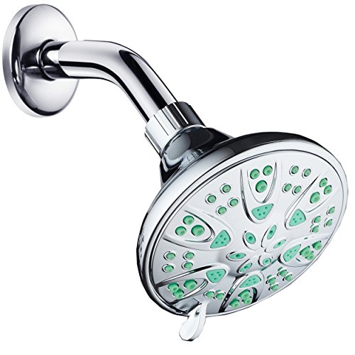AquaDance Antimicrobial AntiClog HighPressure 6Setting Shower Head