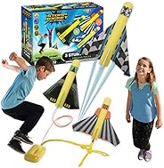 The Original Stomp Rocket Stunt Planes - 3 Foam Plane Toys for Boys and Girls - Outdoor Rocket Toy Gift for Ag