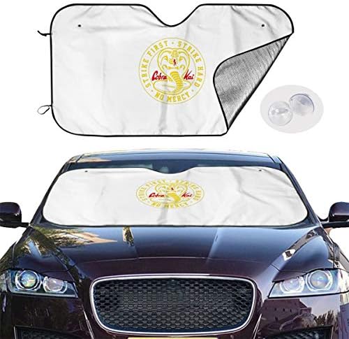 Dahl Cobra Kai Windshield Sun Shade Universal Car Sunshade Keep Cool UV Sun Reflector