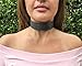LuxeLife Black Rhinestone Choker 8 Row Women’s Crystal Necklace Diamond Collar with 5