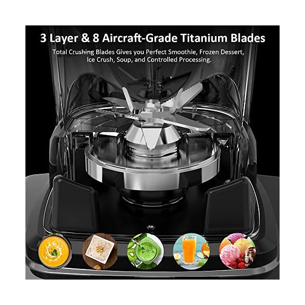 Homgeek-Blender-Smoothie-Maker2000W-8-Speed-Smoothie-Blender-with-2L-BPA-Free-Tritan-Container33000-RPM-High-Speed-Professional-Blender-with-4-Blending-Presets-for-IceSoupNutsBlack Homgeek Blender Smoothie Maker,2000W 8-Speed Smoothie Blender with 2L BPA-Free Tritan Container,33000 RPM High Speed Professional Blender with 4 Blending Presets for Ice/Soup/Nuts,Black