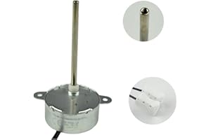 CONQUERALL TYC-40 AC Motor 12V Small Synchronous Motor 5RPM CW/CCW Shaft 74mm for Christmas Tree Desktop Christmas Tree Decorative Colored Lights etc