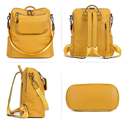plain yellow backpack