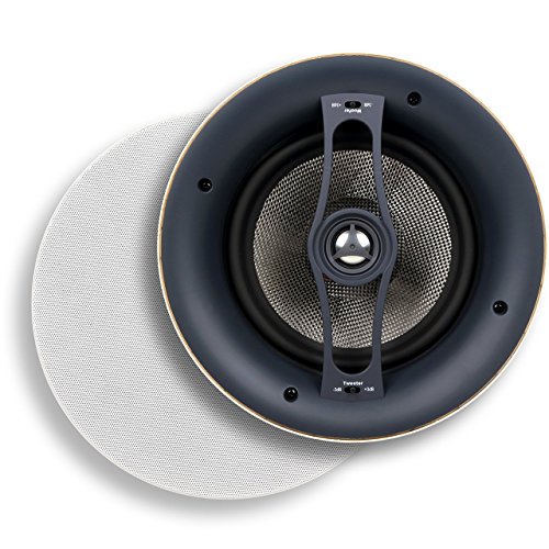 Micca Reference Series R-8C 8-Inch Rimless In-Ceiling Speaker (Each, White) (Certified Refurbished)