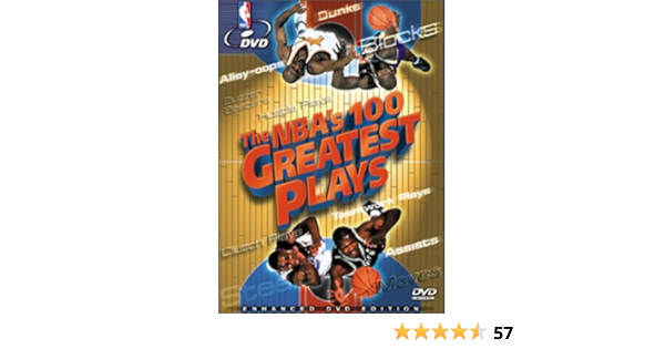 Amazon Com The Nba S 100 Greatest Plays Michael Jordan Magic Johnson Movies Tv