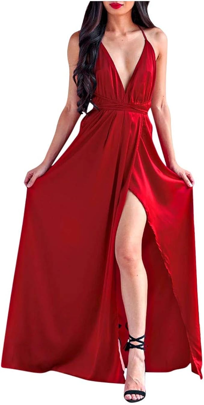 Kleid Lang Rot Rückenfrei Kleid Lang Rot Rückenfrei