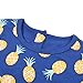 Ephex Girl's Short Sleeve A Line Cotton Casual Dress