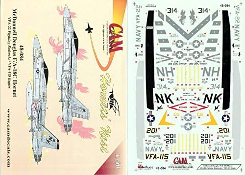 CAM 1:48 F/A-18C Hornet VFA-22 Fighting Redrocks/VFA-115 Eagles #48-084