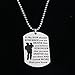 Best Gifts for Son to My Son Dog Tag Necklace Personalized Father Son Pendant Father to Son Gift (to My Son Necklace)