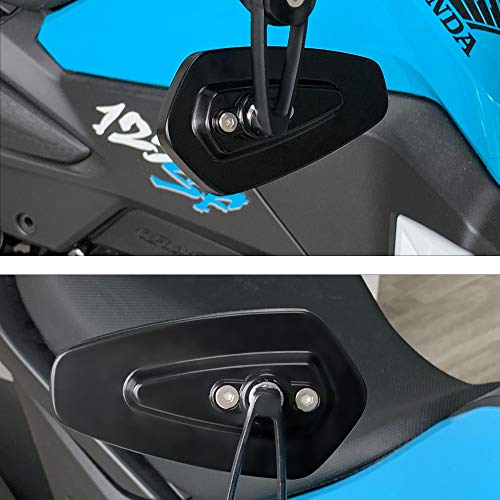 Universal motorcycle bar end mirror review mirror for most motorcycle - Thumbnail 7