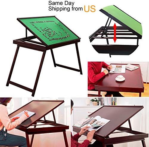 Foldable Jigsaw Puzzle Table Folding Tilting Table 1500 pcs Mat PTT Playing Desk