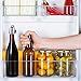 Zhanmai Stainless Steel Wine Stoppers Bottle Stoppers Vacuum Bottle Sealer Bottle Plug with Inner Rubber 1.6 x 3.7 inches (Silver)