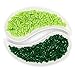 CapsulCN. Empty Gel Caps Empty Gelatin Capsules, 1000 pcs, Size 0, Dark green and green, Joined