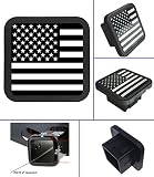 USA US American Flag Trailer Hitch Cover Tube Plug Insert (Fits 2" Receivers)
