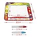 Bluecookies Doodle Mat Large Magic Water Painting Drawing Writing Board with 2 Magic Water Pen, 32'' x 24''