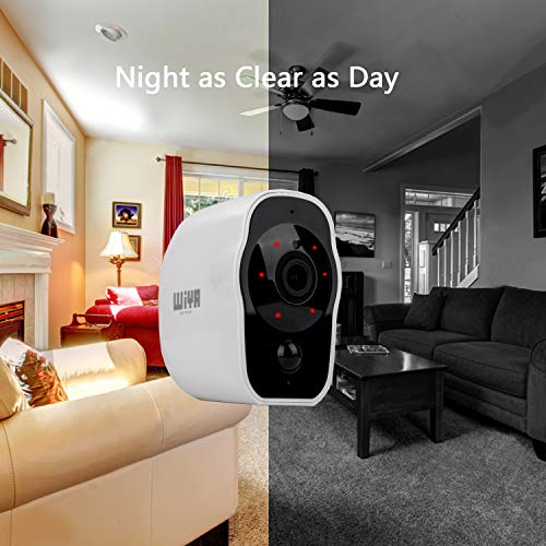 Wireless Rechargeable Battery Powered Camera, WiYA 2.4G WiFi WireFree