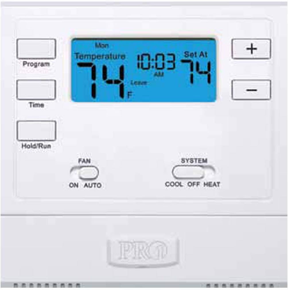Thermostat, 5-1-1 Day Programmable, Stages 2 Heat/2 Cool