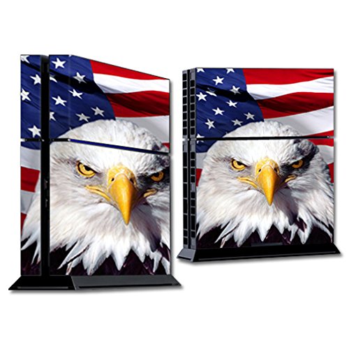 MightySkins Skin Compatible with Sony PS4 Console - America Strong | Protective…