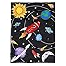 Jaxson's World Outer Space Theme | Minky Fleece Baby Blanket