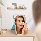 OSDUE 20x13.4cm Makeup Mirror Foldable Portable Desktop Vanity Travel Mirror view 7